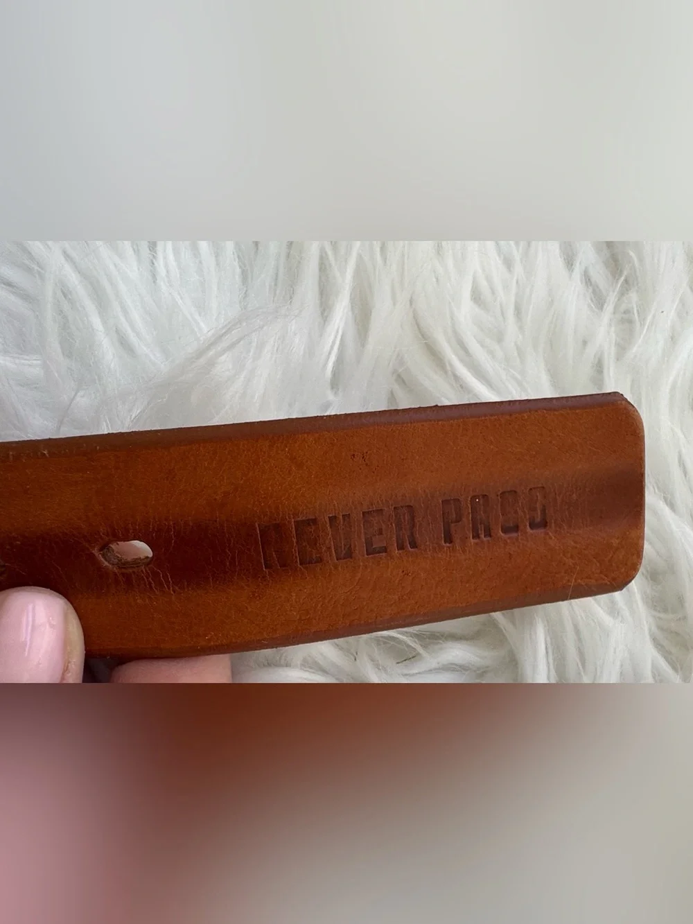 Brown Leather Belt -